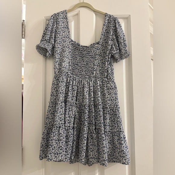 Altar’d State Benton Blue Floral Mini Dress - Picture 3 of 6